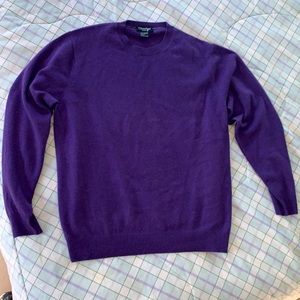 100% Cashmere purple sweater!